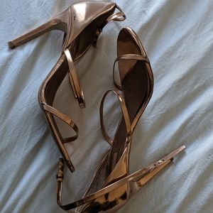 Too shop shiny pink heels